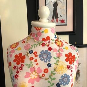 Banana Republic Yellow glass bead necklace